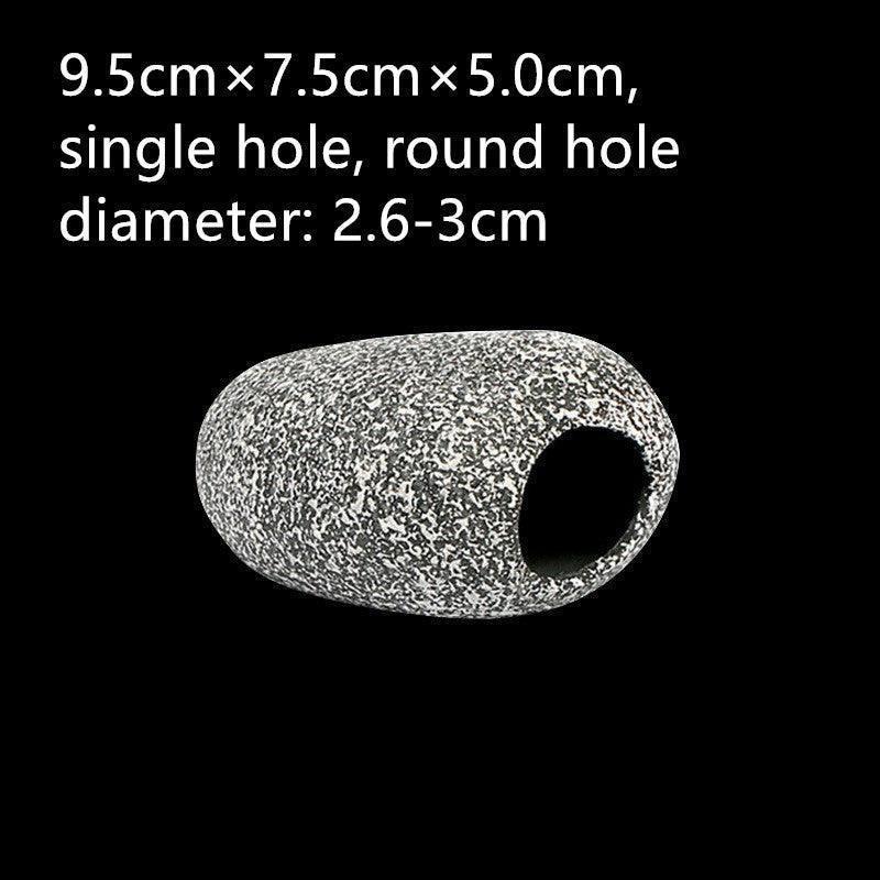 Cichlid Tin Aquarium Stone Decorations: Small, Medium, Large, And Extra-Large Sizes For Ponds, Shrimp Farms, And More.