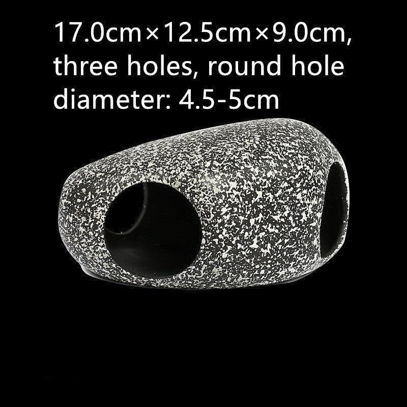 Cichlid Tin Aquarium Stone Decorations: Small, Medium, Large, And Extra-Large Sizes For Ponds, Shrimp Farms, And More.