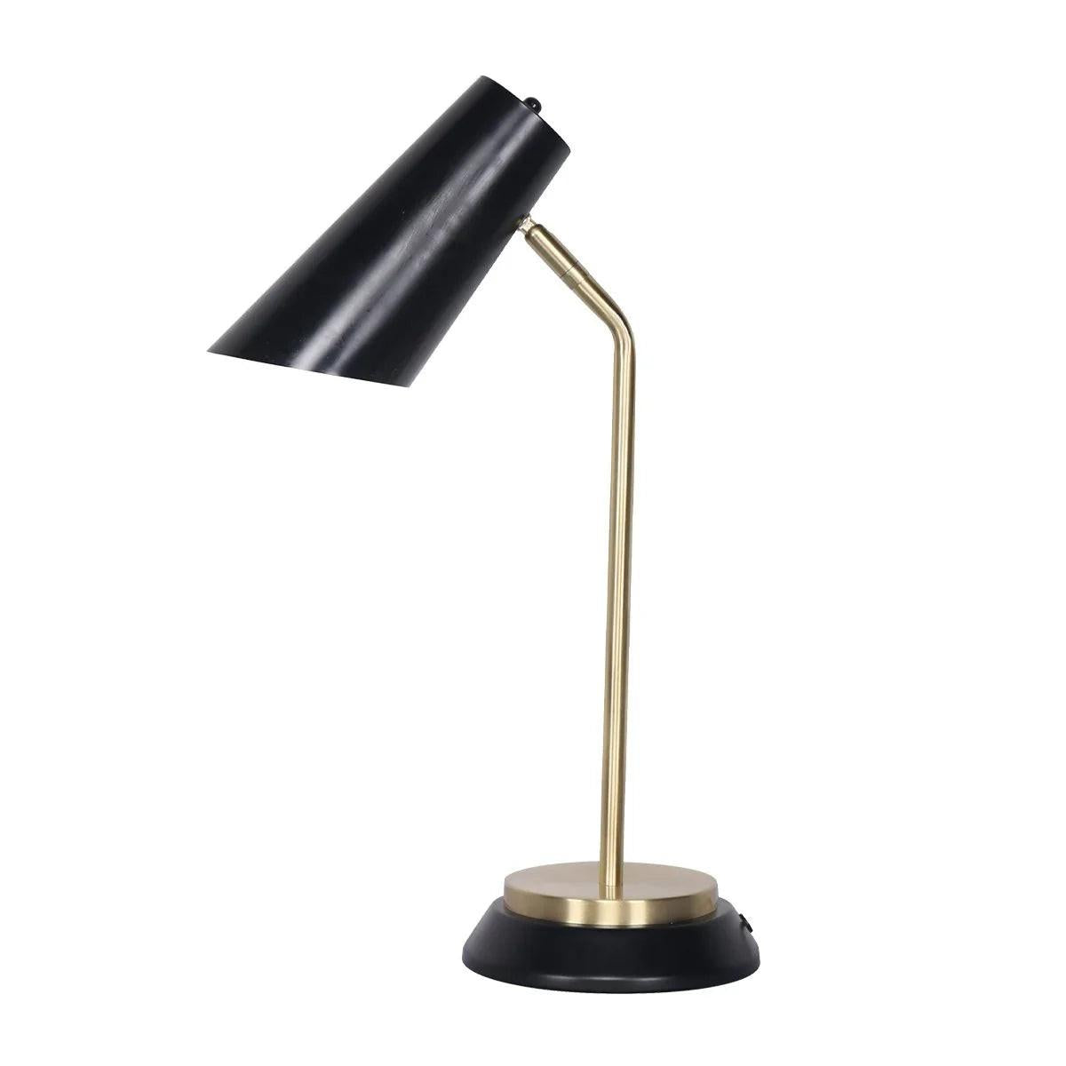 NNEDPE Black/Brass Table Lamp.