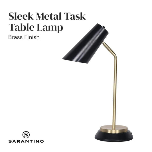 NNEDPE Black/Brass Table Lamp.