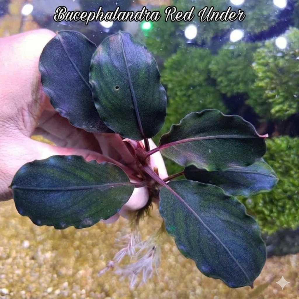 Bucephalandra Red Under (Super Rare)