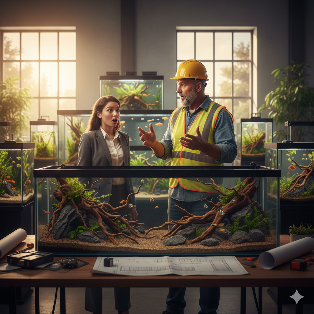 Expert Aquascaping, Terrarium and Paludarium Consulation.