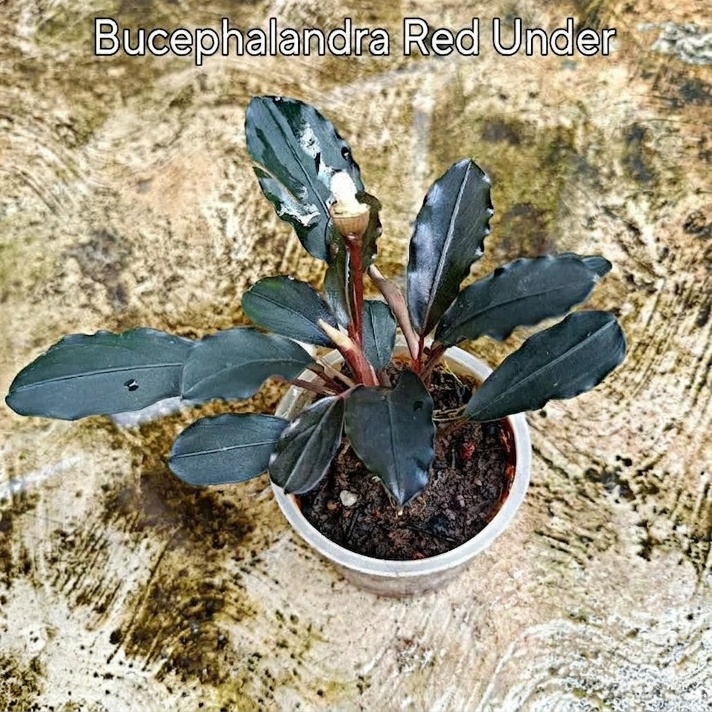 Bucephalandra Red Under (Super Rare)