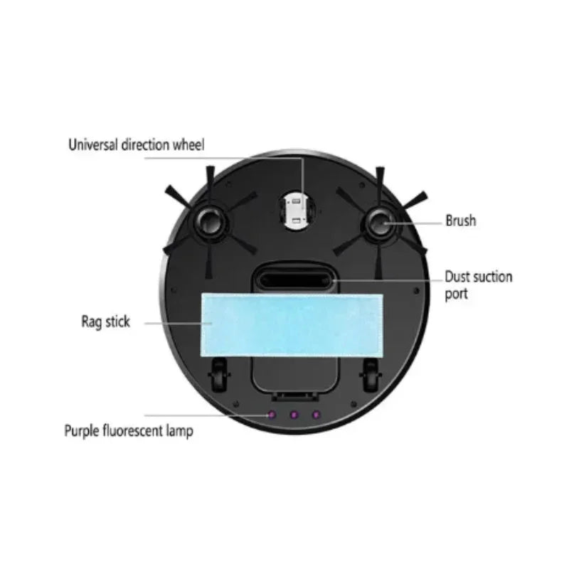 NNEOBA Ultra-Thin Robot Vacuum Cleaner.