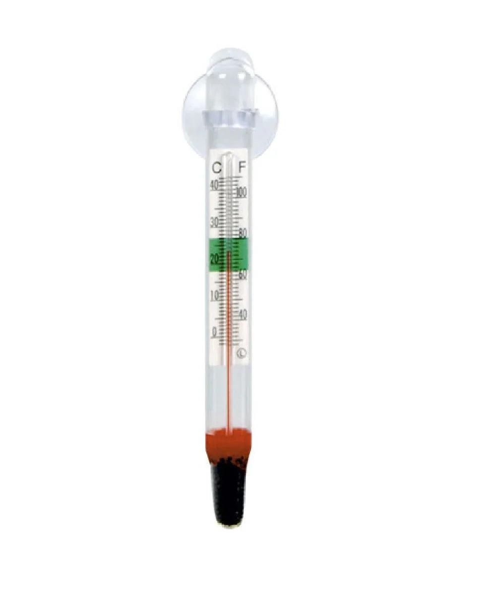 Glass Aquarium Thermometer with Suction Cup.